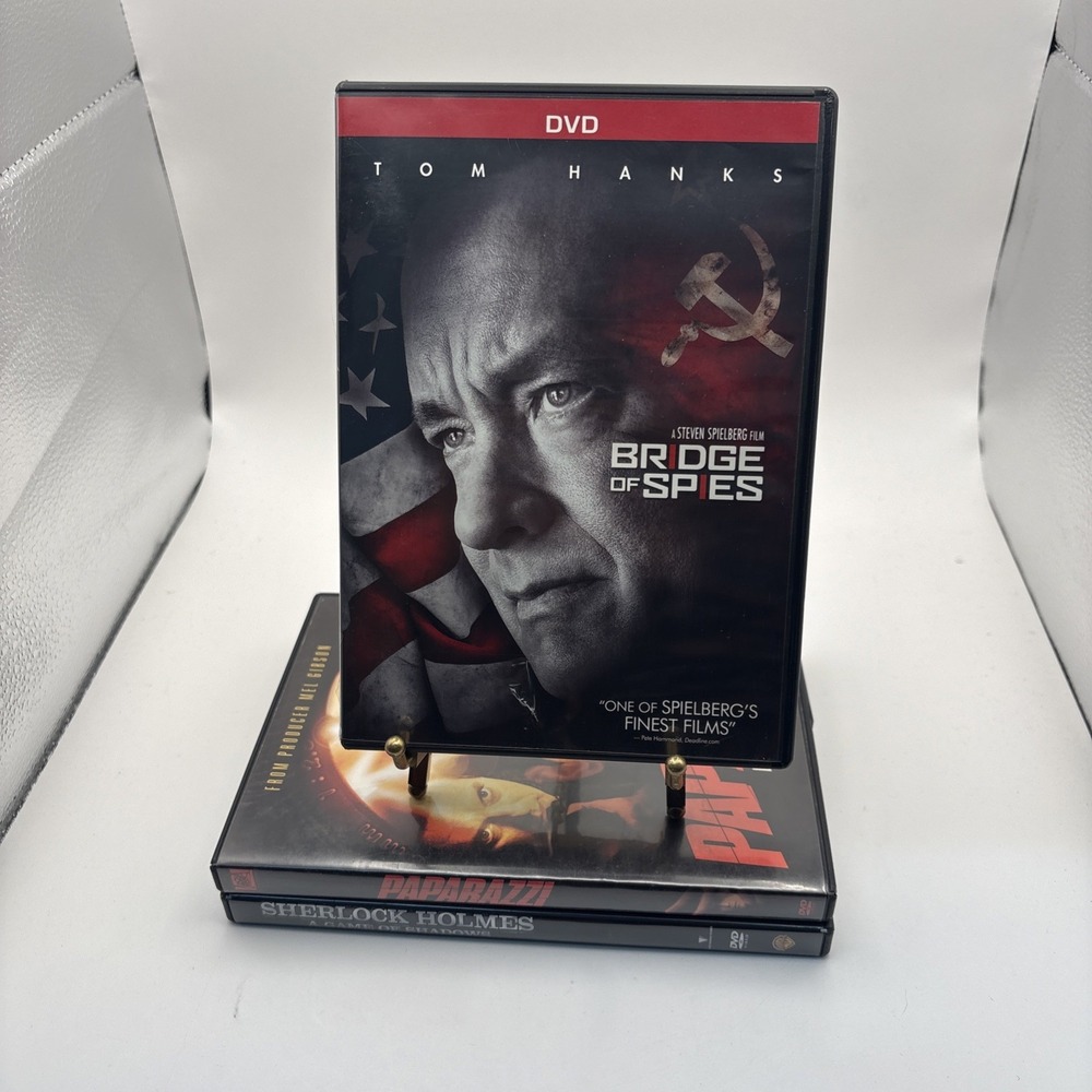 Lot of 3 DVDs~Bridge of Spies/Paparazzi/Sherlock Holmes A Game of Shadows